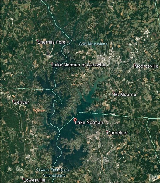 Lake-Norman_Google-Earth